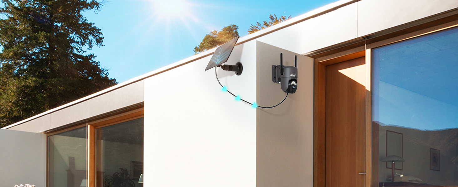 solar security camera outdoor