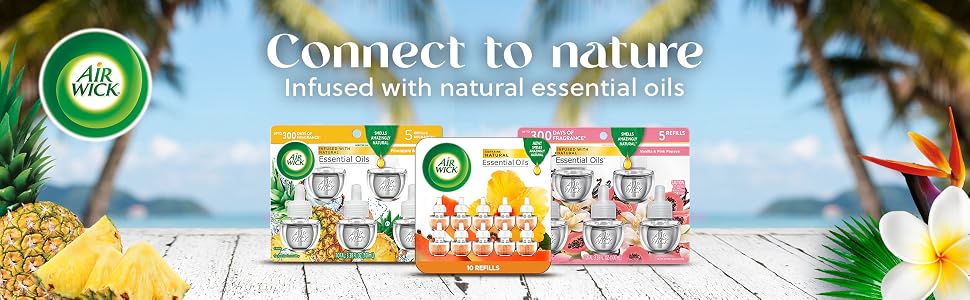 CONNECT TO NATURE INFUSED WITH NATURAL ESSENTIAL OILS