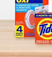 Washing Machine Cleaner by Tide, Washer Machine Cleaner with Oxi for Front and Top Loader Washer