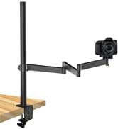Heavy Desktop Overhead Camera Mount Rig Stand, Top Down DSLR Photography Holder with Flexible Arm...