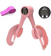 Thigh Trainer, 360°Adjustable Pelvic Floor Muscle Trainer with LED Display, Inner Thigh Exerciser...