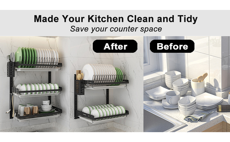 Hanging Dish Drying Rack