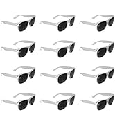 Windy City Novelties 12 Pack Retro Sunglasses Bulk for Kids Adults Party Favors