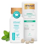 drTung's Herbal Toothpaste Tablets - Toothpaste Tabs for Dry Mouth Relief, Natural Tooth Powder T...