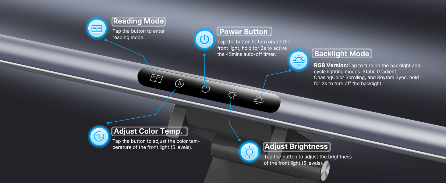 Computer Monitor Light Bar