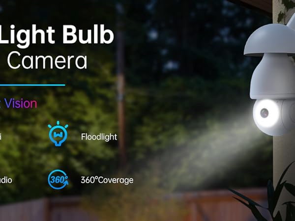 light bulb camera outdoor