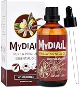 MYDIAIL Vanilla Essential Oil (4Oz) Pure &amp; Natural Vanilla Oil Premium Aromatherapy Essential Oil...