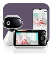 Motorola Baby Monitor PIP1500 Connect Wi-Fi Video Baby Monitor with Camera, Wall Mount, HD Nanny Cam