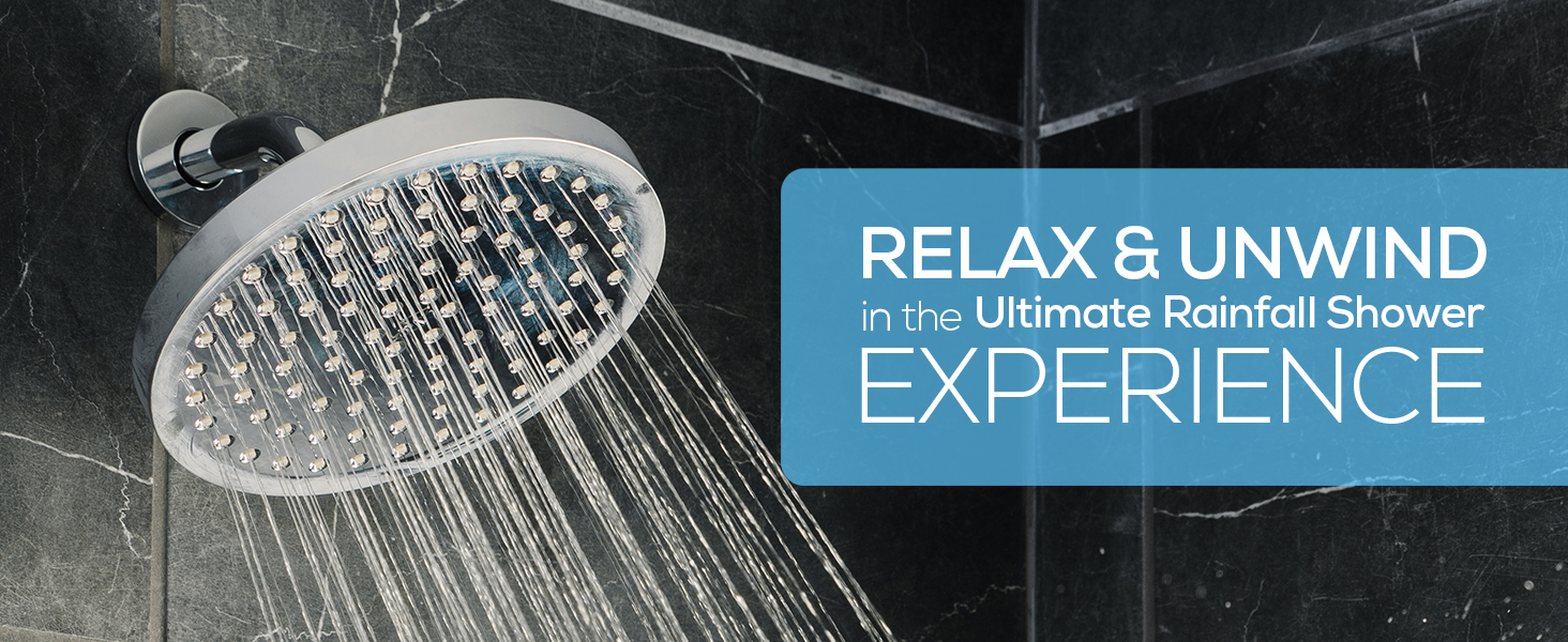 8" round shower head 