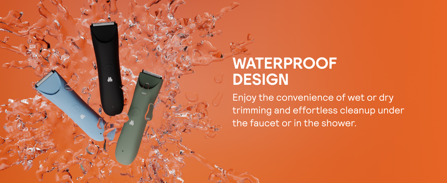 Waterproof Design Wet and Dry Trimming