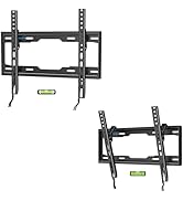 Fixed TV Wall Mount for Most 26-60 Inch TVs,Ultra Slim TV Mount with Quick Release Lock&amp;USX STRA ...