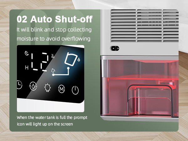 auto shut-off dehumidifier