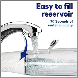 Easy to fill reservoir