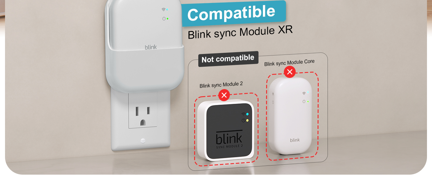 blink module XR mount blink accessories blink sync module XR mount wall mount blink module holder