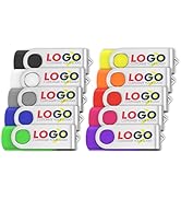 ABLAZE Personalized USB 8GB Flash Drive 10 Pack, USB 2.0 Custom Thumb Drives Personalized Pendriv...