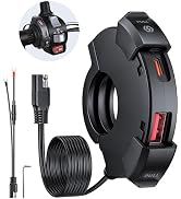 EXTRACTME Motorcycle Phone Charger, Ultra-Narrow Dual USB Type C 30W PD &amp; Quick Charge 3.0 Motorc...