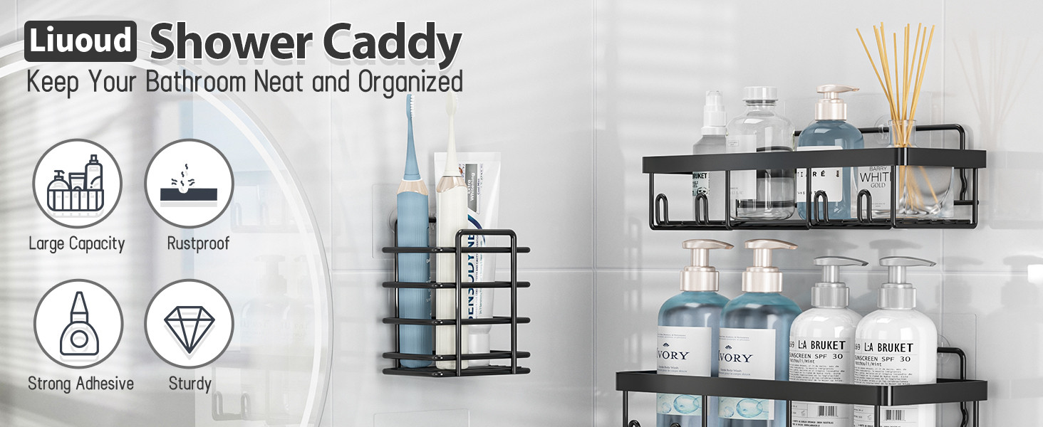 10 pack shower caddy