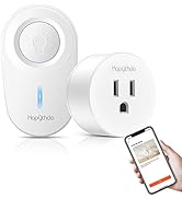 HAPYTHDA Smart Plug with Remote, 2.4GHz Wi-Fi & RF433 Wireless Remote Control Outlet Light Switch...