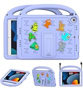 AGROMI Kids Case for iPad 9th/8th/7th Generation 10.2 Inch 2021/2020/2019, with Built-in Anti-Sli...