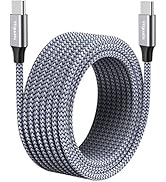 [ 30ft/9m ] USB C Cable to USB C, etguuds Extra Long USB-C to USB-C Cable QC3.0 Charging, Nylon B...