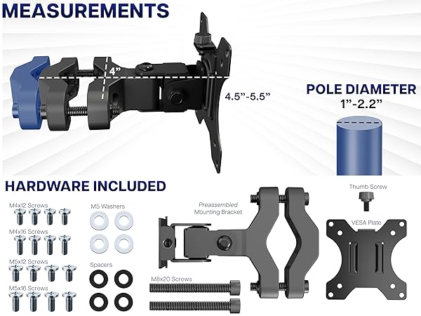 Universal Bracket Pole Mount