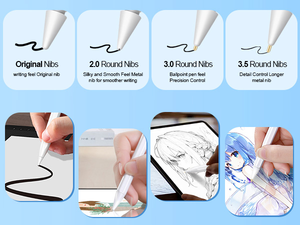 BLEBLE replacement tips for apple pencil 