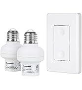 DEWENWILS Remote Control Light Bulb Socket, Wireless Light Switch for Pull Chain Light Fixture, E...