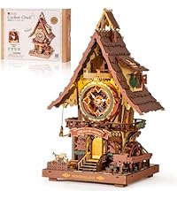 ROBOTIME Dinosaur 3D Wooden Puzzles, Velociraptor Model Kits can Walk, Mechanical Dinosaur STEM Toys...