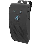 SP09 Handsfree Bluetooth Speaker for Cell Phone, in Car Speakerphone with Visor Clip, Motion Auto...