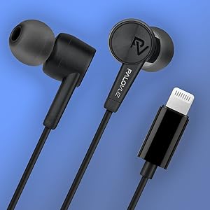 Lightning, Earphones, Headphones, Earbuds, MFi Certified, Workout, Sport, Noise Cancelling, iPhone.