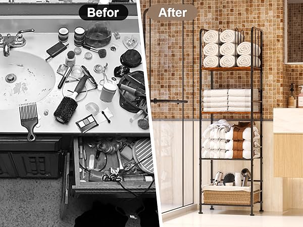 standing towel rack