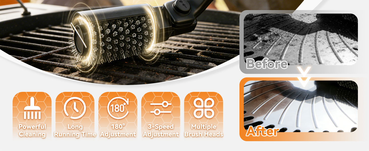 grill brush for outdoor grill