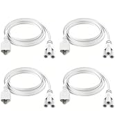 SHOPLED 6FT Male-to-Female Extension Connection Cords for T5 T8 LED Shop Lights, 1.8 Meter Connec...