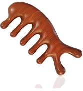 FHALLYNN Wooden Scalp Massager Comb &amp; Head Massage Tool,Scalp Gua Sha Wooden Hair Combs for Women...