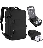 coofay Travel Backpack For Women Men Airline Approved Carry On Backpack Flight Approved Waterproo...
