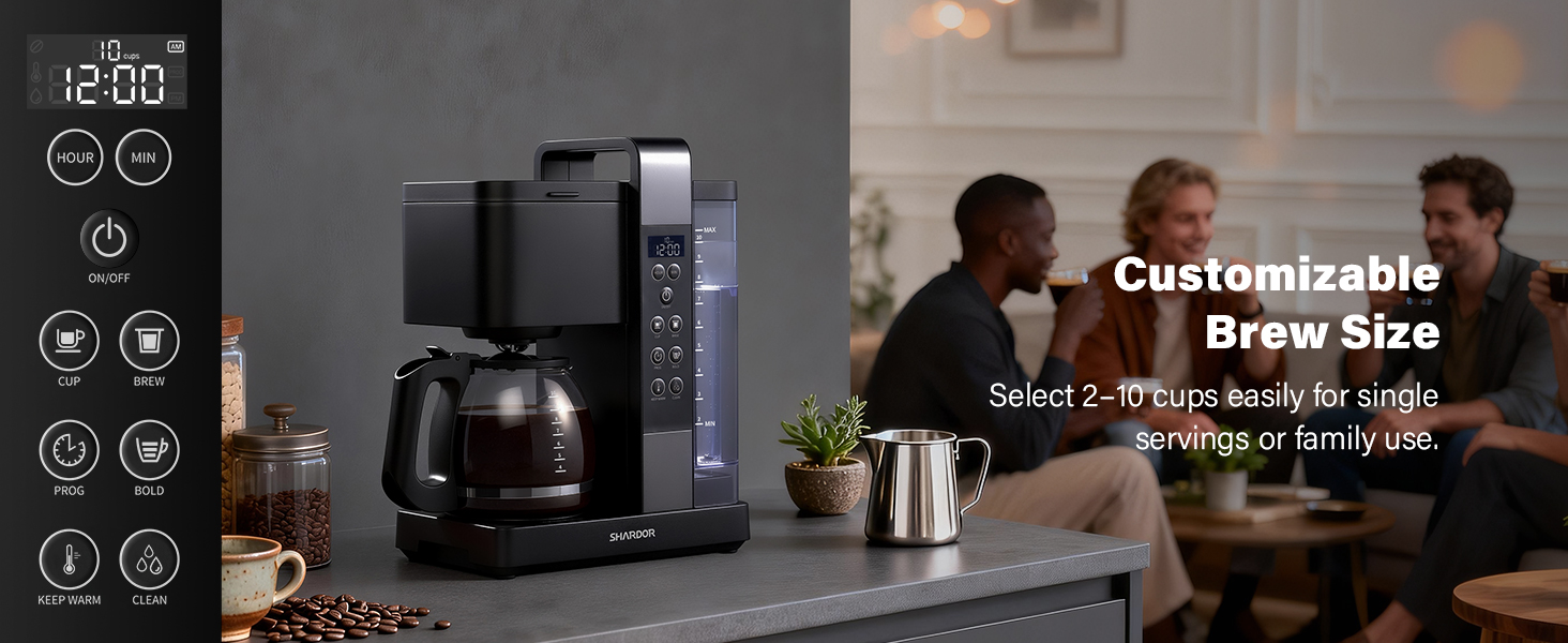 Customizable Brew Size