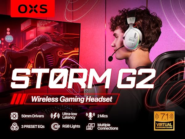 OXS Storm G2 wireless gaming headset