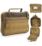 SUNRISING Tactical Toiletry Bag for Men - Hanging Travel Dopp Kit, Shaving Hygiene Organizer, Dur...