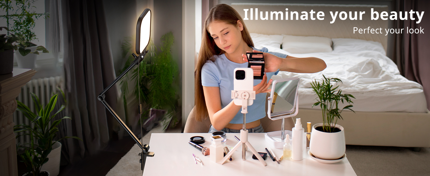 desk light with clamp