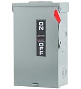 3P 60Amp 240V 3 Wire Heavy Duty Safety Switches,Ac Disconnect Switches Box,Quick Disconnect Safet...