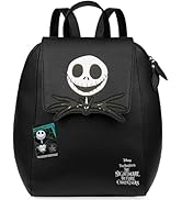 Get Trend Disney The Nightmare Before Christmas Backpack for Women, Teens, Mini PU Leather Daypac...