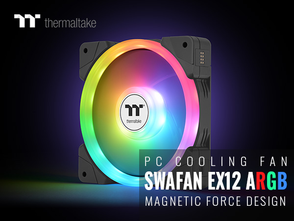 Thermaltake SWAFAN EX12 ARGB PC Cooling Fan (3-pack)