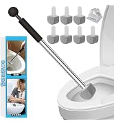 YINGMORE Pumice Stone Toilet Bowl Cleaner Toilet Deep Cleaning,Bathroom Cleaner Brush with Long H...