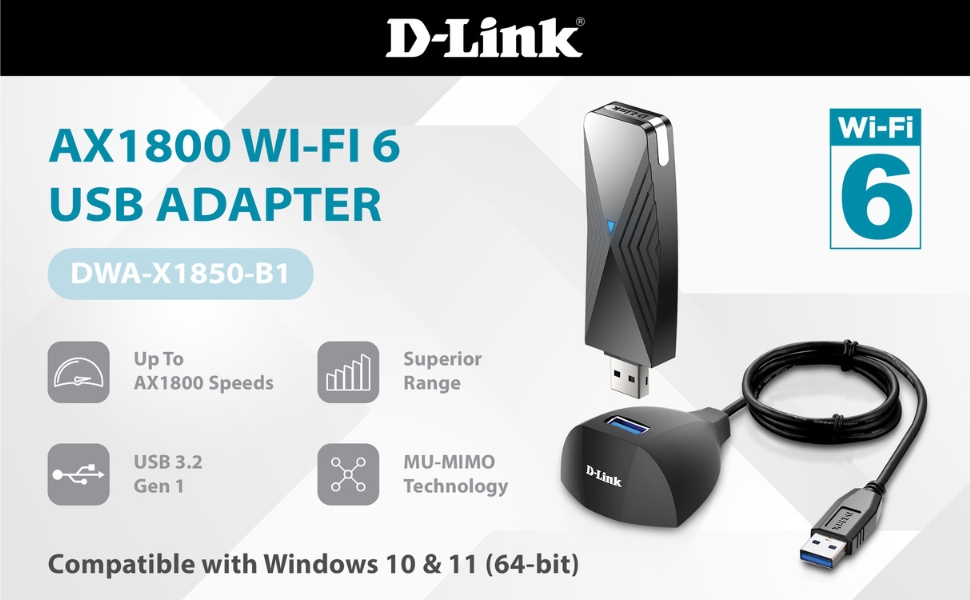 usb wifi 6 AX adapter laptop wireless network internet