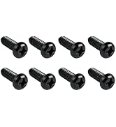 8PCS M6-1.0 x 16mm Car License Plate Screws,Stainless Steel Cars License Plate Bolts Screws as Re...