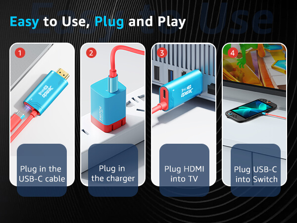 JEMDO HDMI Cable for Switch 2 
