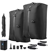 travel vacuum bag, equipped with a wireless vacuum pump, can save space in suitcases, backpacks a...
