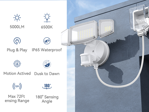 Motion Sensor Outdoor Lights
