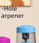 ZMOL Electric Pencil Sharpener Battery Operated Power Kids for Colored &amp; Jumbo Pencils No.2/(6-12...