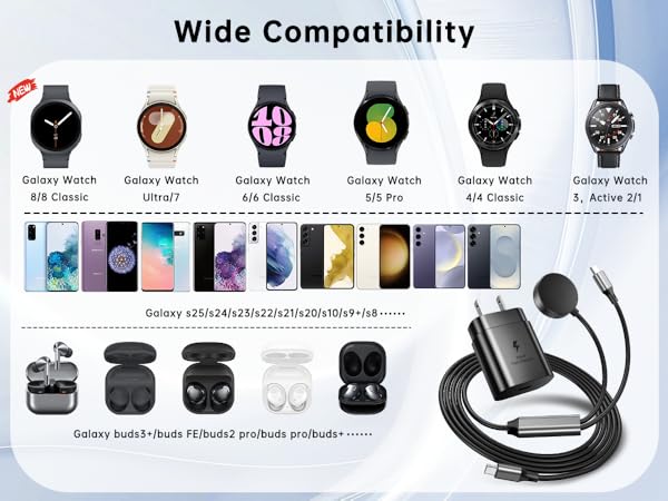 galaxy watch 4 charger cargador para reloj samsung smart watch charger magnetic samsung